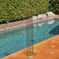 Large Bertoia Studios 10-Rod 'B-2700' Brass, Copper & Silver Sound Sculpture Two Enlighten 