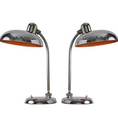 V3413 Pair of 1940s Giovanni Michelucci Chrome Ministerial Table Lamps for Lariolux Packshot Two Enlighten