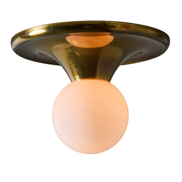 V3453 Large 1960s Achille Castiglioni & Pier Giacomo 'Light Ball' Wall or Ceiling Lamp for Two Enlighten