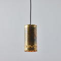 V3387 Holm Sorenson Brutalist Brass Pendants Two Enlighten