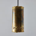 V3387 Holm Sorenson Brutalist Brass Pendants Two Enlighten