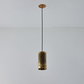V3387 Holm Sorenson Brutalist Brass Pendants Two Enlighten