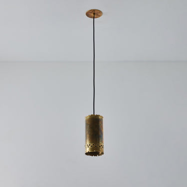 V3387 Holm Sorenson Brutalist Brass Pendants Two Enlighten
