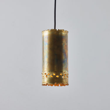 V3387 Holm Sorenson Brutalist Brass Pendants Two Enlighten 