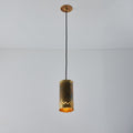V3387 Holm Sorenson Brutalist Brass Pendants Two Enlighten 