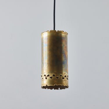 V3387 Holm Sorenson Brutalist Brass Pendants Two Enlighten