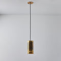 V3387 Holm Sorenson Brutalist Brass Pendants Two Enlighten