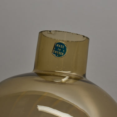 V3531 1960s Hans Agne Jakobsson V149 Glass Brass Wall Lamp for Markaryd Two Enlighten