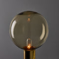 V3531 1960s Hans Agne Jakobsson V149 Glass Brass Wall Lamp for Markaryd Two Enlighten