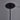 Stilnovo Black canopy light with on a gray background for Two Enlighten