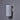 White cylindrical wall light fixture on a gray background