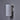 White cylindrical wall light fixture on a gray background