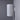 White cylindrical wall light fixture on a gray wall