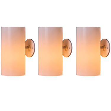 1960s Hans Agne Jakobsson Model #V157 Lucite Cylindrical Wall Lamps for AB Ellysett Markaryd