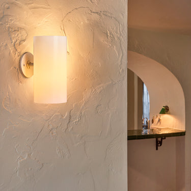 1960s Hans Agne Jakobsson Model #V157 Lucite Cylindrical Wall Lamps for AB Ellysett Markaryd