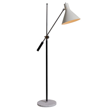 V3550 1950s Italian Articulating Floor Lamp Attributed to Arredoluce for Two Enlighten