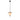 Pendant light with a glass shade on a white background
