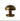 Brass table lamp on a white background