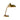 Brass desk lamp on a white background