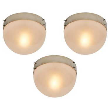 V416 1960s Sergio Mazza 'Demi Clio' Wall or Ceiling Lamp for Two Enlighten