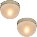 V416 1960s Sergio Mazza 'Demi Clio' Wall or Ceiling Lamp for Two Enlighten