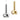 VL56 pendant for louis poulsen chrome and brass models on white background