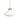 Pendant light with white glass shade and metallic fixture on a white background