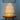 akari24N lamp lit on wood table