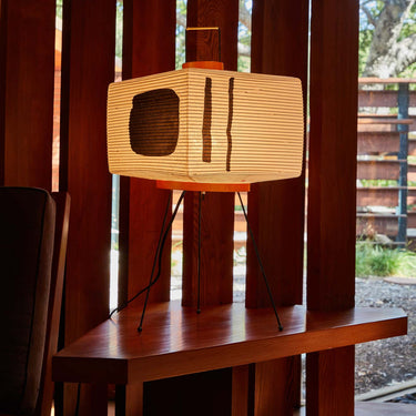 Akari Model 7AD Light Sculpture by Isamu Noguchi Two Enlighten 