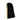 Black and gold vase on a white background