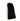 Black and gold vase on a white background