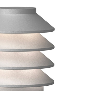 aluminum bysted bollard detail shot