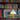 Arenzano basso low table lamp on a desk in a library.