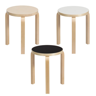 Birch 'Stool E60' by Alvar Aarto for Artek