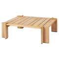gubi teak atmosfera modern outdoor coffee table