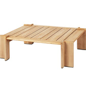 gubi teak atmosfera modern outdoor coffee table