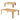 GUBI 'Atmosfera' Collection Teak Dining or Coffee Tables