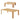 GUBI 'Atmosfera' Collection Teak Dining or Coffee Tables