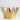 Gold crown on a white background