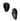 Two black brass toscanini head sculptures on a white background