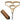 Gold corkscrew with wooden stopper on a white background