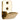 Gold hook on a white background