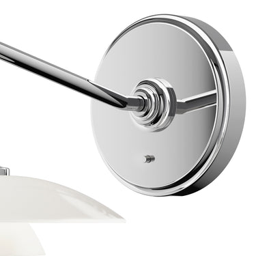 PH 2/1 wall light chrome louis poulsen poul henningsen two enlighten details