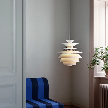 Louis-Poul Henningsen 'PH Snowball' Pendant for Louis Poulsen Two Enlighten lifestyle 
