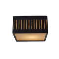 1960s Stilux Perforated Metal & Glass Ceiling Lamp In The Manner of Bruno Gatta two enligh