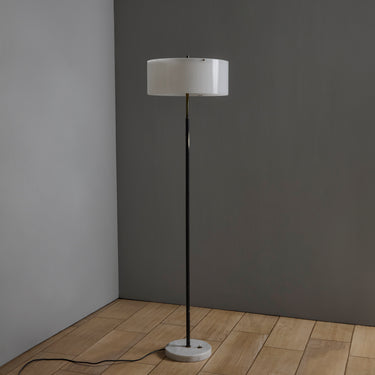 V3418 Rare 1950s Stilux Milano Floor Lamp In The Manner of Tito Agnoli Two Enlighten 7.jpg