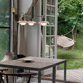 PH 2/1 stem fitting chandelier POul Henningsen Louis Poulsen dining table two enlighten 