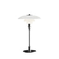 Poul Henningsen 'PH 3/2' Opal Glass Table Lamp for Louis Poulsen Two Enlighten chrome packshot
