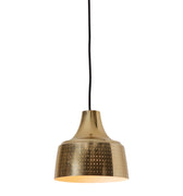 1950s Finnish Perforated Brass Pendant In The Manner of Paavo Tynell Two Enlighten 1.jpg