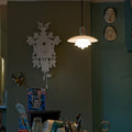 PH 2/1 opal glass pendant louis poulsen poul henningsen two enlighten chrome kitchen bar